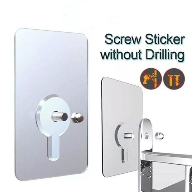 10 pieces strong adhesion punch free adhesive hooks