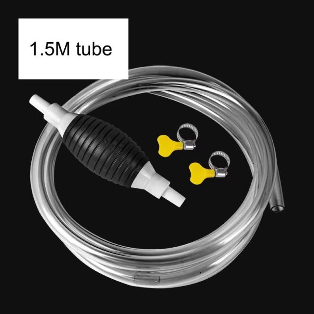 Multifunction Liquid Sucker Pump, Manual Emergency Fuel/water Transfer-Diesel And Other Liquids, with 6.5ft strong Siphon Hose.